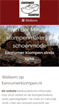 Mobile Screenshot of eenrumerklompen.nl